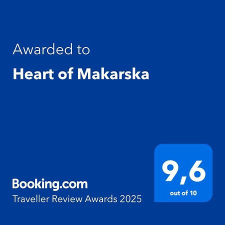 Heart Of Makarska Apartment Bagian luar foto